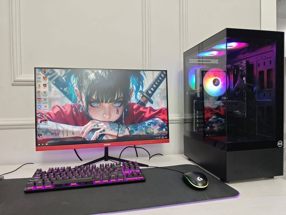 Мощный игровой компьютер Core i5 13400f, RTX3060 12Gb, ОЗУ 32Gb, S 1Tb