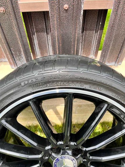 Roti: jante + anvelope + senzori originale Mercedes AMG 18" 7.5Jx18H2