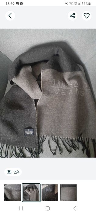 Fular Trussardi,lana 100%, 90 lei