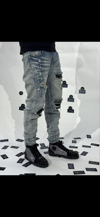 Blugi Slim Fit Albastrii Noi