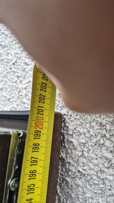 Ușa QFort tripan termopan PVC tâmplărie culoare nuc