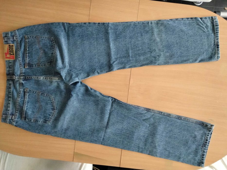 Blugi barbati League USA wide leg noi L - XL largi