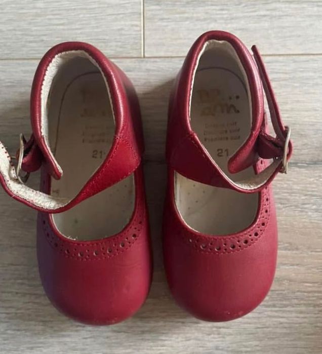 Pantofiori Du Pareil au Meme, piele, ortopedici, marimea 21 ( int. 13 cm.)