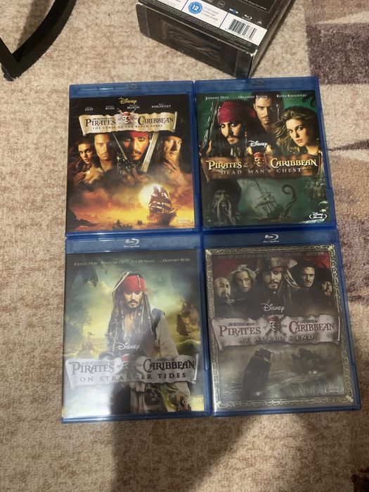 Карибски пирати 1-4/ pirates of the caribbean 1-4 blu-ray