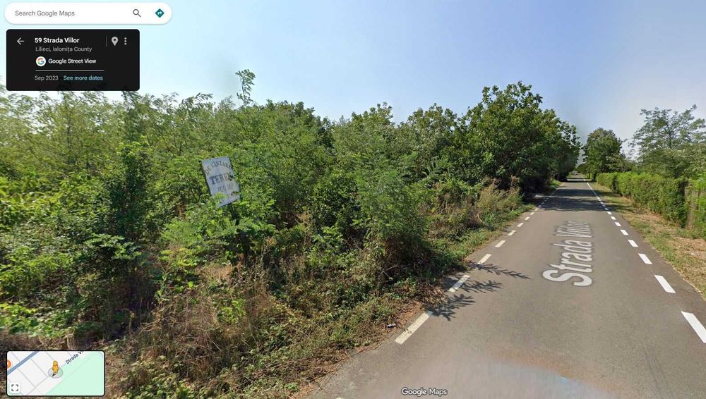 Anunt Nou! Teren intravilan 1357m-Ialomita comuna Sinesti, sat Lilieci