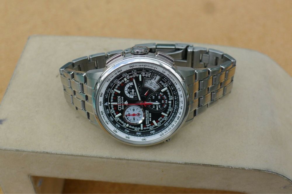 Citizen H610 Eco Drive Chrono-Time AT Alarm Radio Control