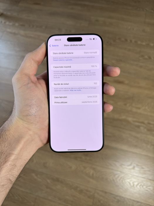 iPhone 16 Pro Max 256gb Black Titanium 100%