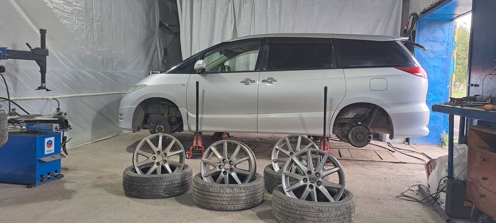 Полимер, пескоструй дисков+шиномонтаж