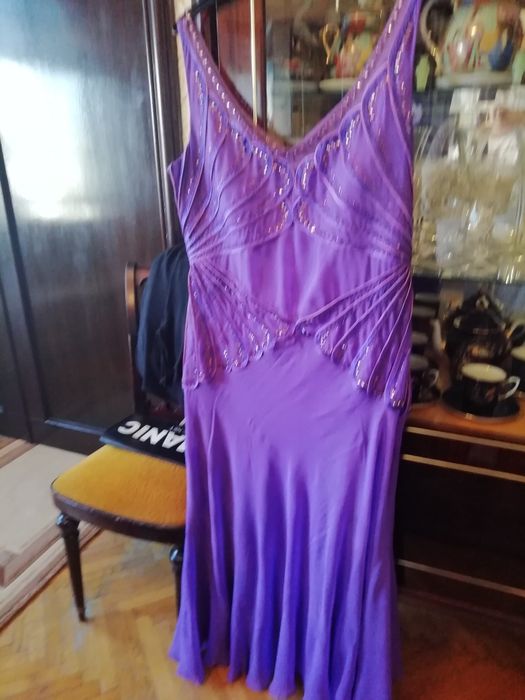 Rochie matase naturala de seara