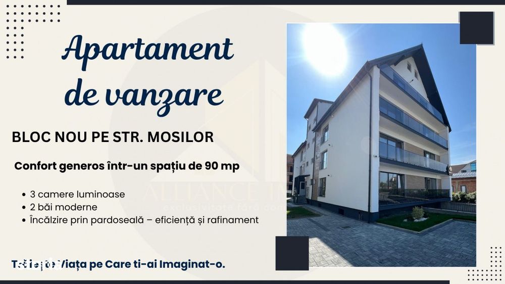 Apartamente 3 camere  - Comision 0% pt cumparator