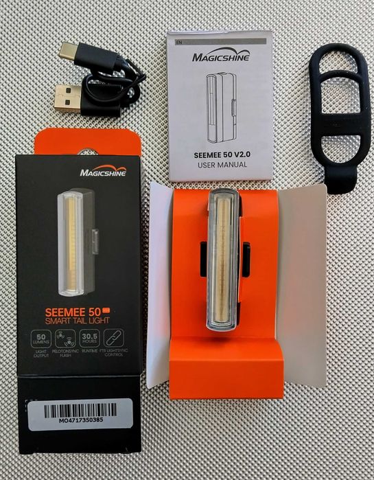 Фар и Стоп за велосипед Magicshine Allty 1200U, стоп SeeMee 50 V2.0