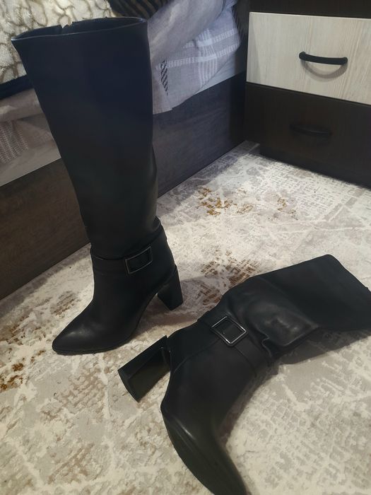 Сапоги натуральная кожа