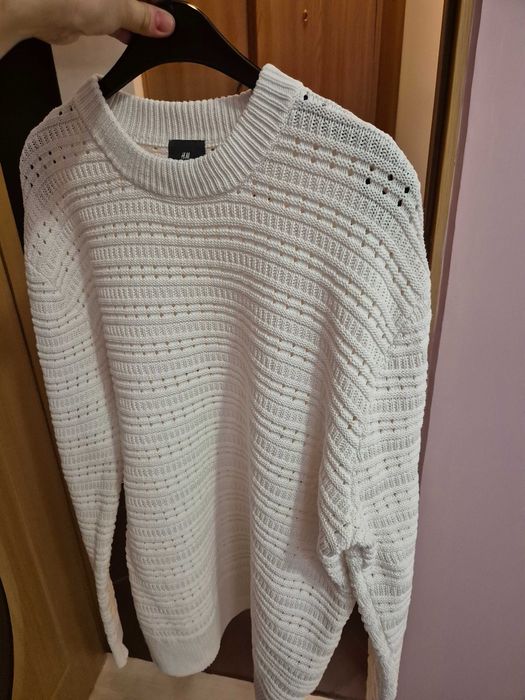 Pulovăr damă alb