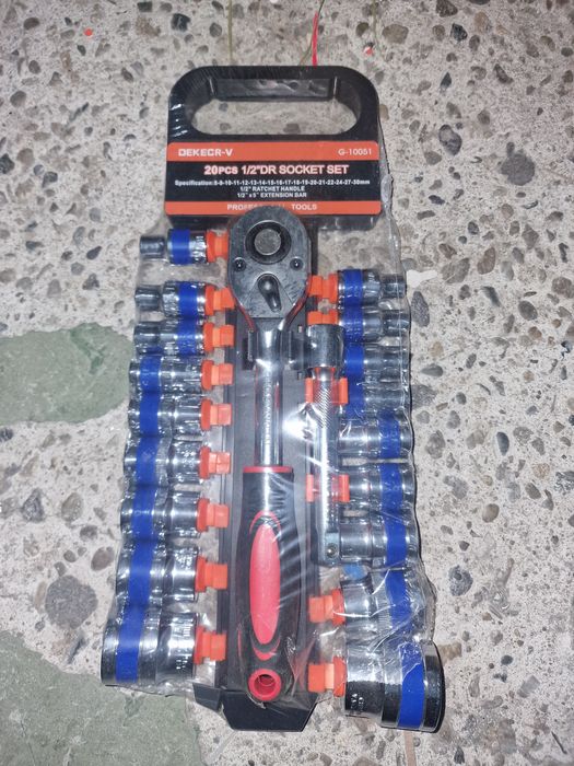 Set chei tubulare 20 piese Cr-van