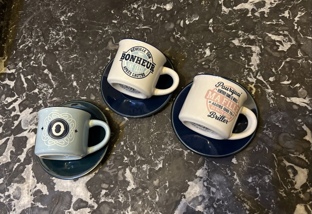 Set 3 Cești Espresso H&H (History & Heraldry)