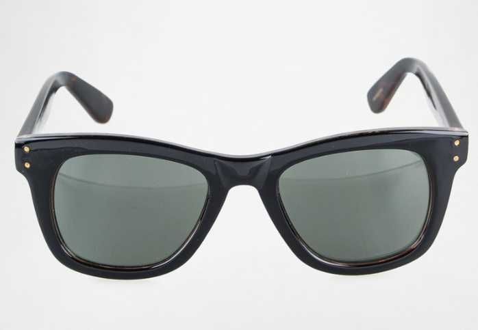 Ochelari de soare unisex premium KOMONO Allen Black tortoise wayfarer