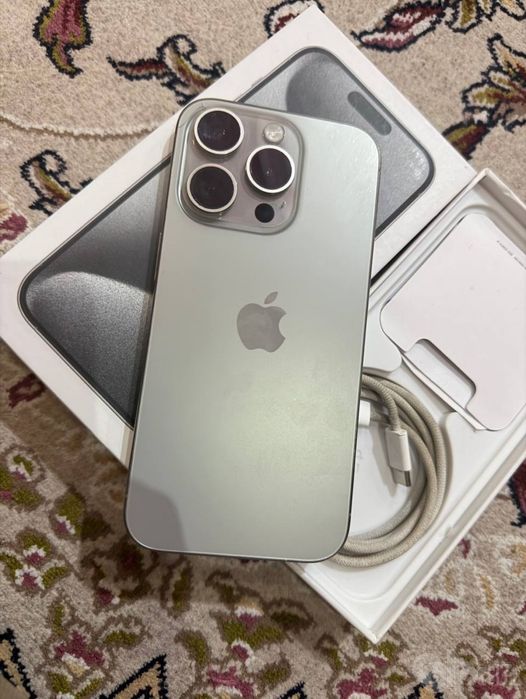 Iphone 15 pro

iPhone 15 Pro sotiladi.

- Batareya holati:
