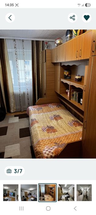 Inchiriez apartament  cu două camere utilat,  mobilat, parcare