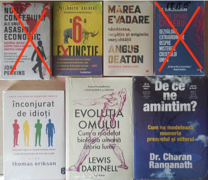 Carti dezvoltare personala, psihologie, economie (lichidare biblioteca)