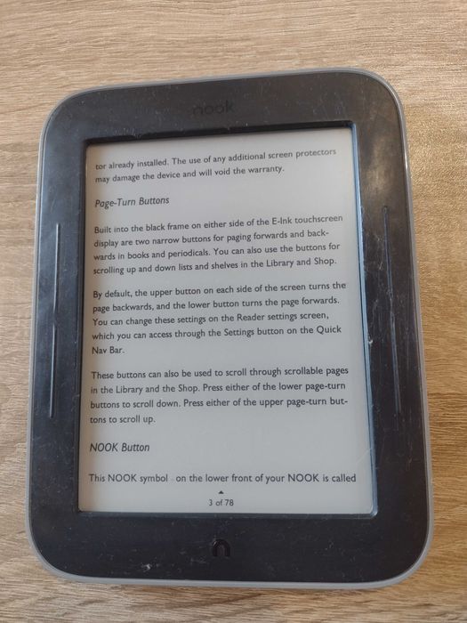 Nook BNRV350 E-book електронна книга с подсветка