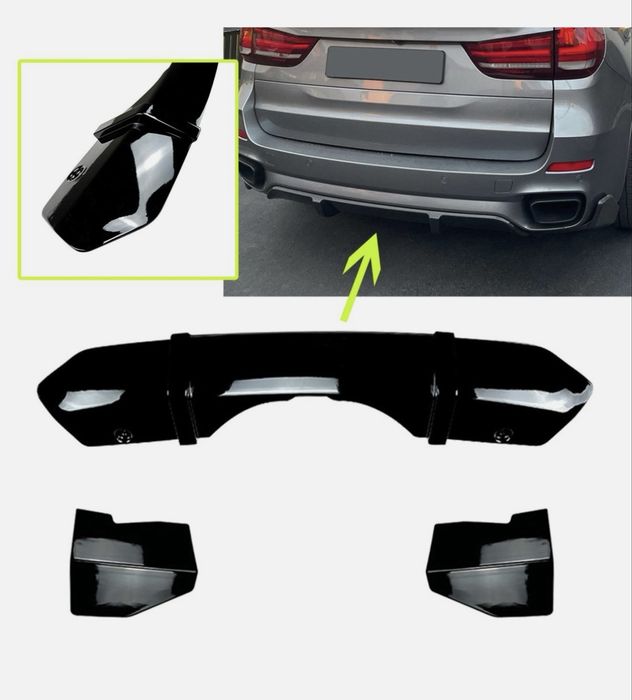 Ornament Bara spate Difuzor Evacuare BMW X5 F15  X6 F16 M pachet