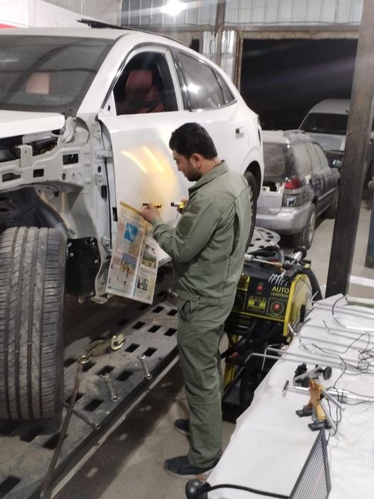 ПДР выпрямление без покраски. СТО.