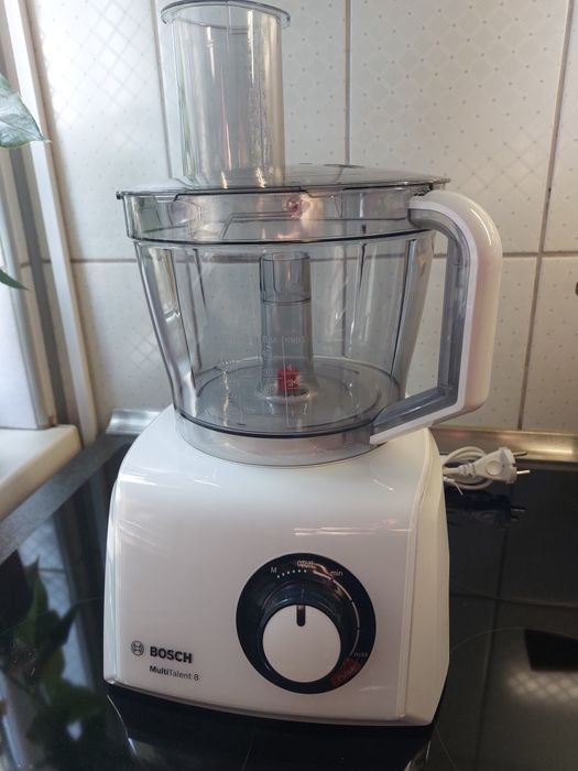 Robot de bucatarie BOSCH MultiTalent 8 MC812W620, vas 3.9l, blender 1.5l, 1100W