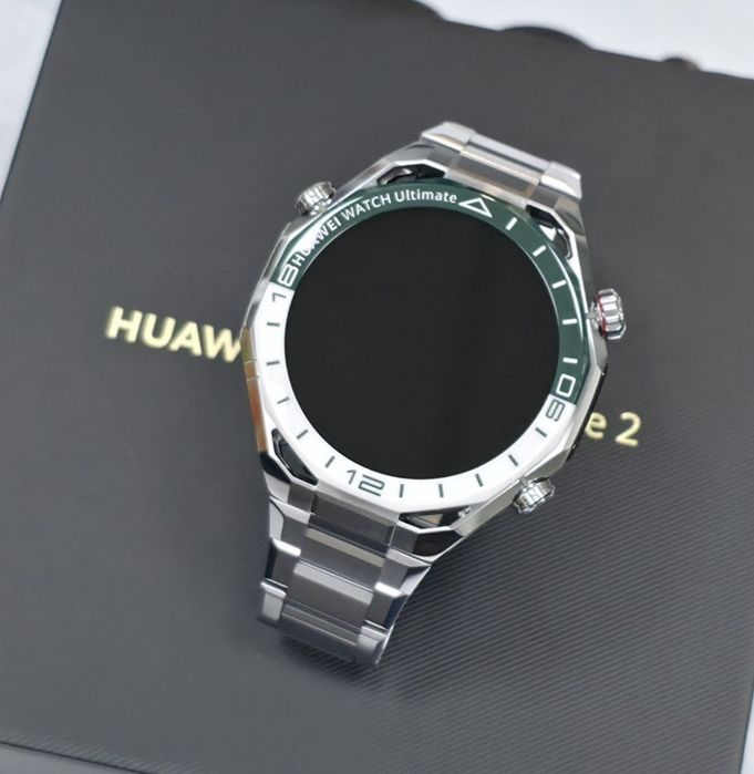 КАТО НОВ 48mm Huawei watch Ultimate 2 Гаранция Vivacom 2028 GREEN Trusense