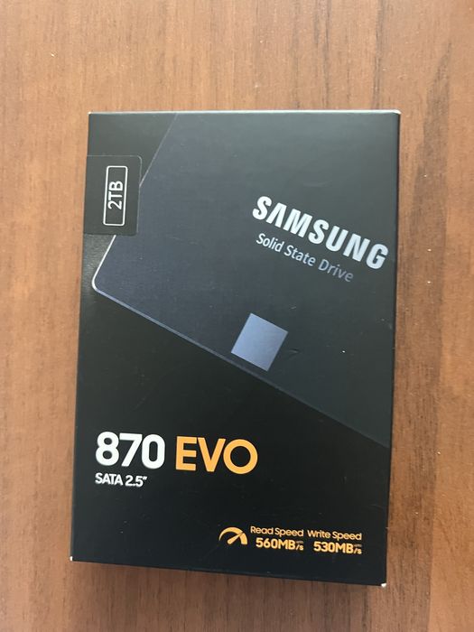 Продам samsung 2tb ssd 870 evo