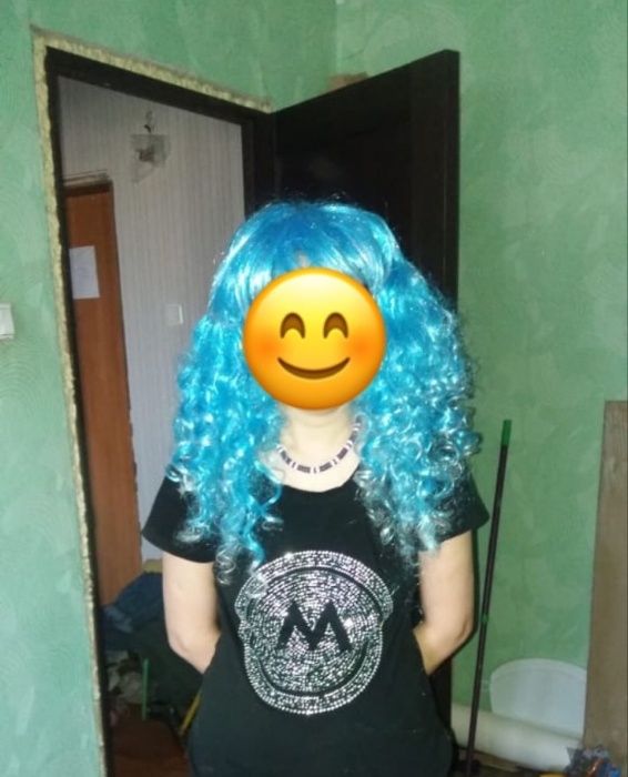 Парик с платьем