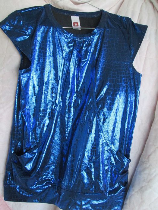 bluza albastra eleganta dame S