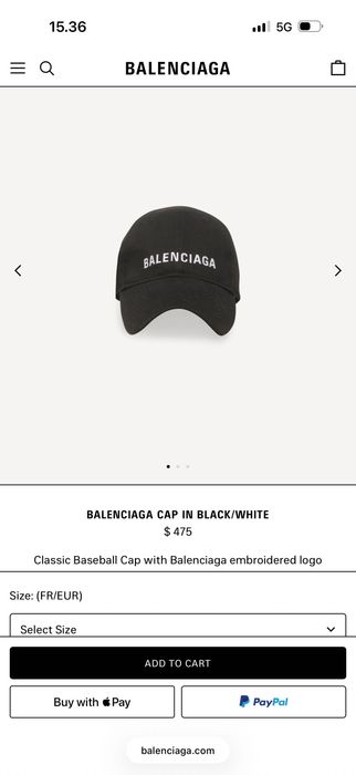 Оригинална шапка Balenciaga