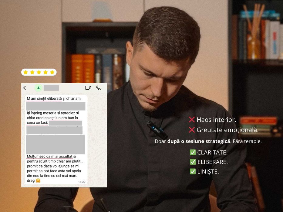 Psiholog online | Hipnoterapeut | Garanția rezultatului