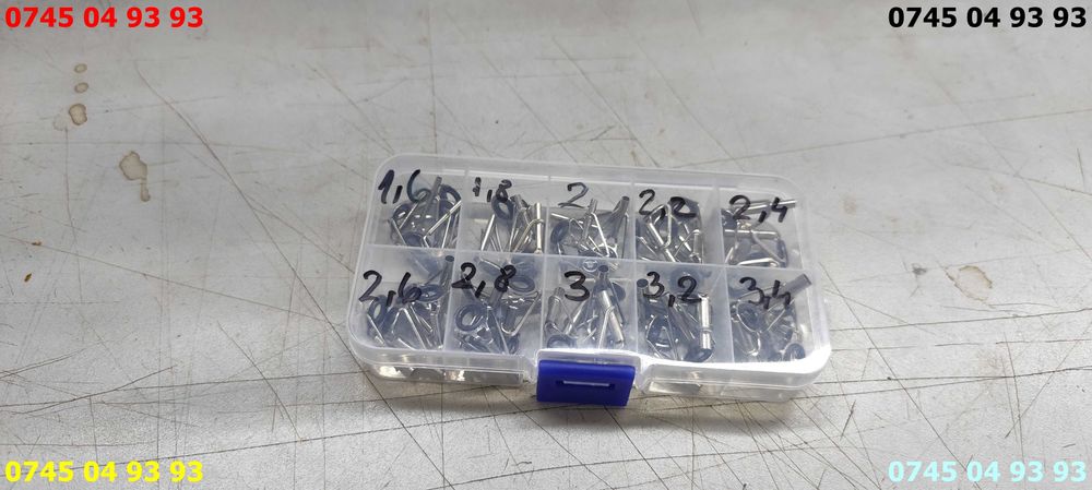 inele varf lanseta 50 buc cate 5 din fiecare dimensiune din poze