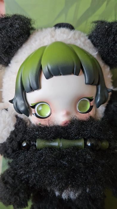 Нова оригинална SKULLPANDA Lazy Panda Plush Doll Pendant - POP MART