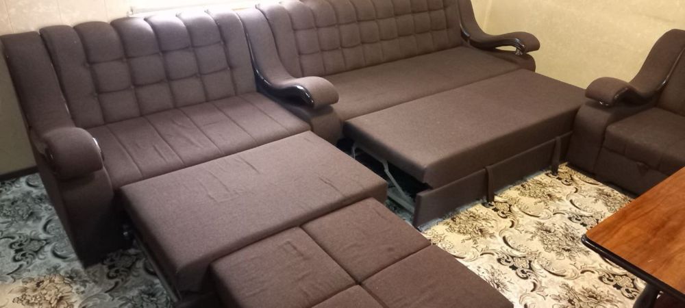 Раскладной диван для гостиной (комплект). Divan komplekt sotiladi