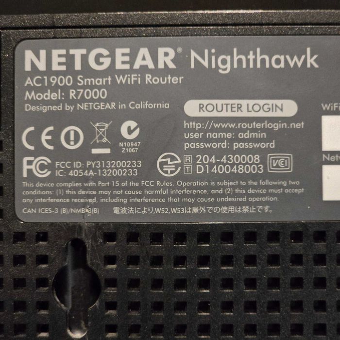 Router Wireless NetGear R7000, Dual-Band, AC 1900Mpbs
