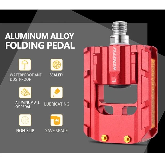 Pedale plianbile aliaj aluminiu cnc platforma antiderapante bicicleta