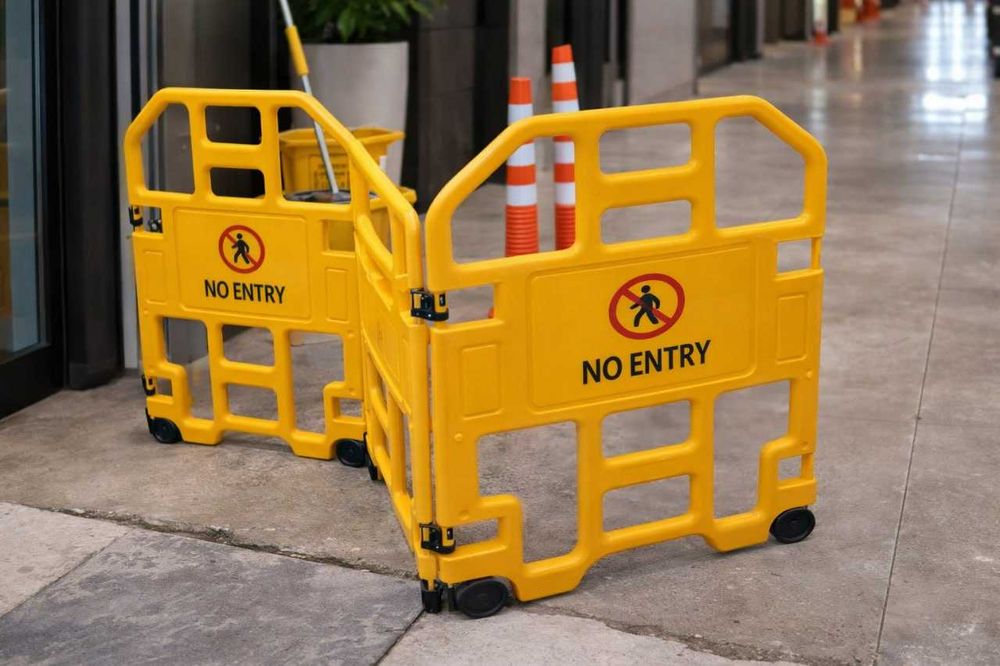 Ограждения забор для эскалаторов