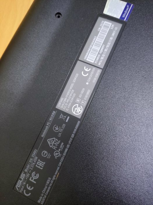 Asus x540uv поддон с динамиками .