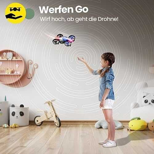 Holy Stone HS210F Мини дрон 2в1 с Land Mode (Син)