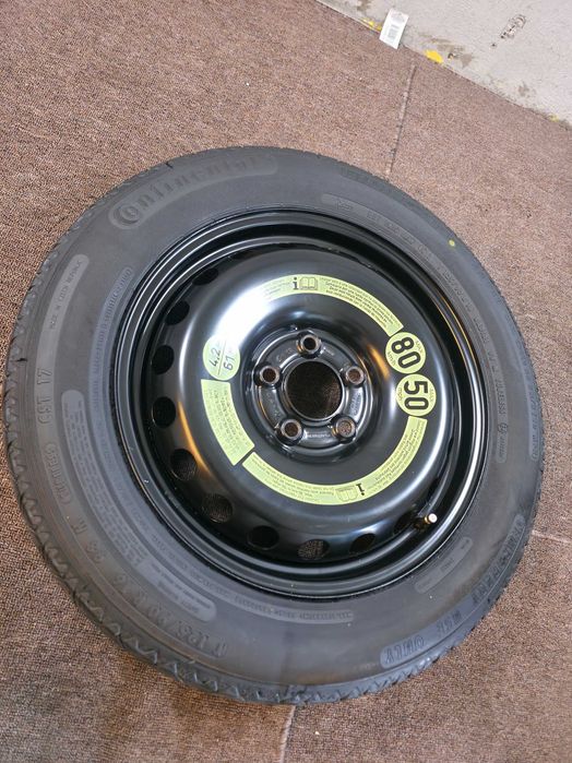 Roata Rezerva MICA SLIM 5x112 16'' - 125/90/16 - OEM Mercedes A Class B Class C Class CLA - AUDI A4 A5 - BMW Seria 1 Seria 3 G20 G21 + KIT COMPLET !