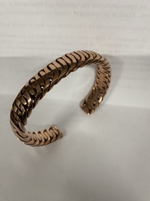 Медна гривна 19см