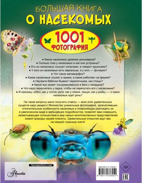 Книга про насекомых