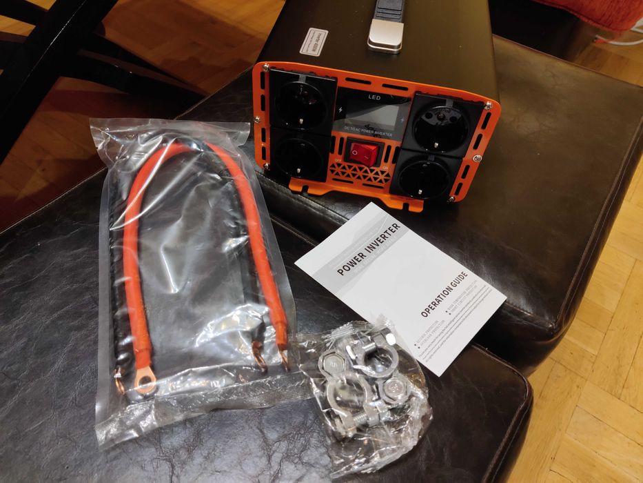 EASUN 4000W DC 12V AC 220V инвертор чиста сунусоида