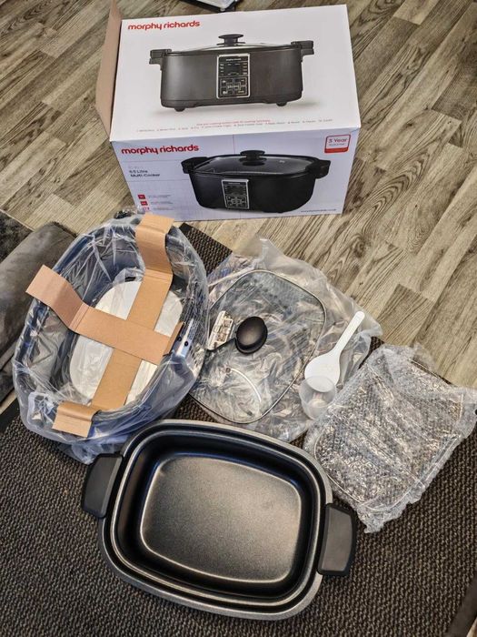Мултифункционален мултикукър Morphy Richards 10 в 1,6,5 л,1350 W,черен