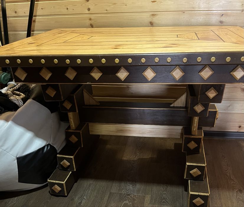 Стол деревянный, самодельный