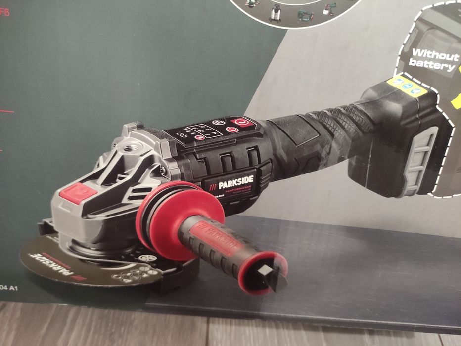 Flex parkside performance polizor unghiular pe baterie de 20 V