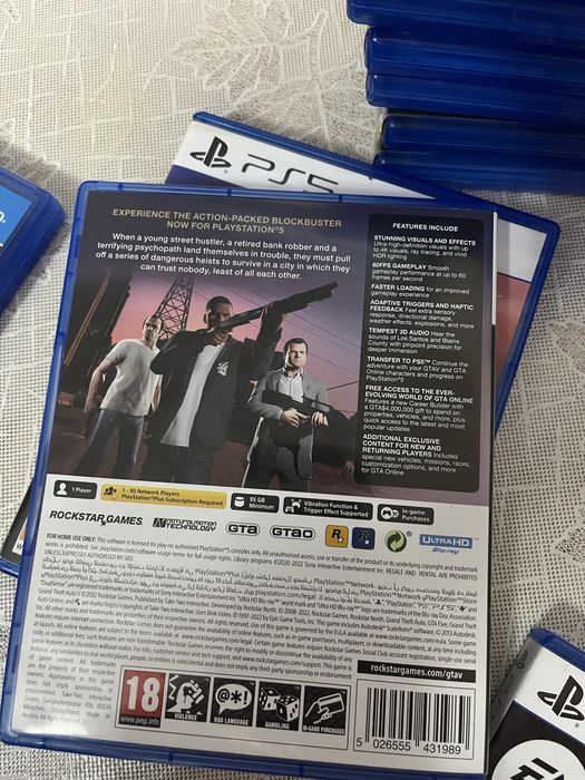 Продам диск GTA5/ГТА5 PS5