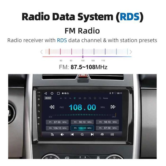 9” 2-DIN 6/128GB  Android’14 Mercedes A/B Class W169 W639 W245 Vito
